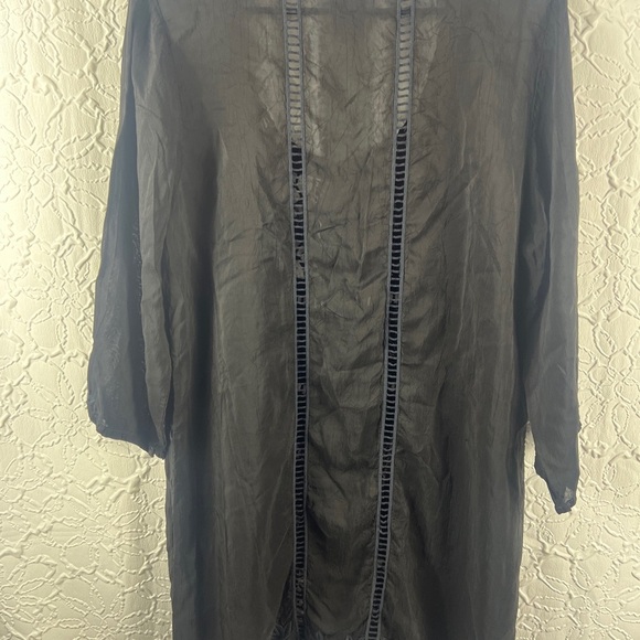 Johnny was semi-sheer Black Tunic - Picture 2 of 8